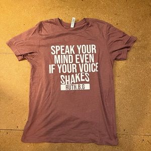 Ruth Bader Ginsburg Quote Tee